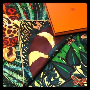Hermès silk scarf NWT and original box